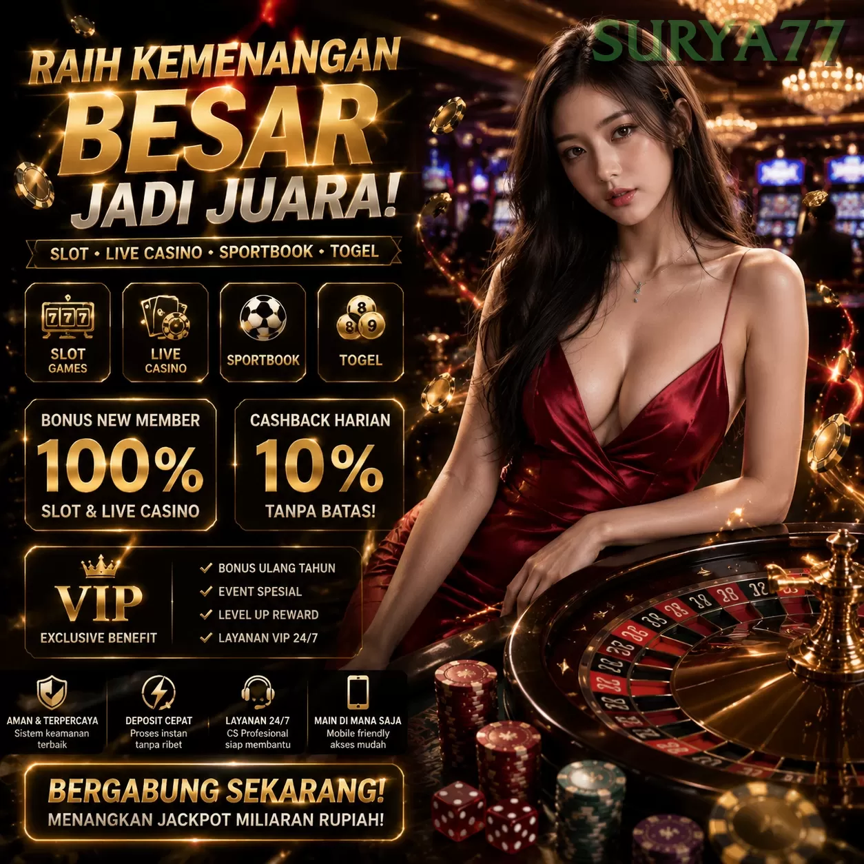 surya77 APK Resmi Unduh